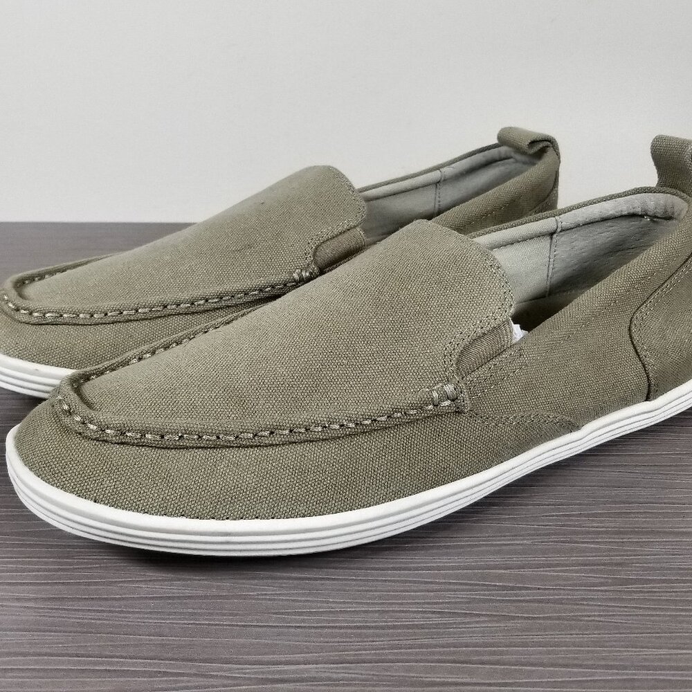 The Rail Stockton Canvas Slip-On, Tan, Mens Size 10 M / 43